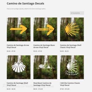 Camino de Santiago Decals