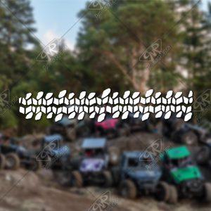 Tire Track Funny Truck & Off-Road Decal – Durable Vinyl Sticker for Cars, Trucks & 4x4s